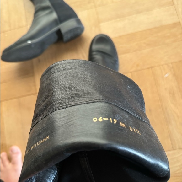 Stuart Weitzman 5050 - 37.5 Leather Over the knee Boots - Picture 3 of 8